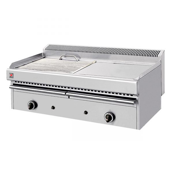 V25 Gas Water Char Grill + Griddle Char Grill 2